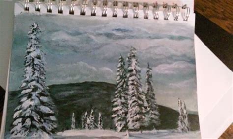 Image result for Easy Acrylic Winter Scene Tutorial