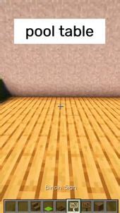 Image result for Minecraft Pool Table Small