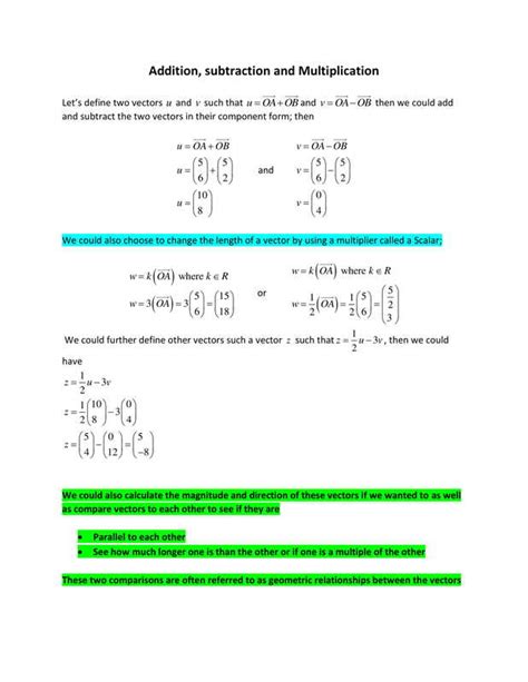CSEC Math Vectors 的图像结果