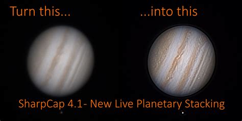 Image result for Live Video Example of SharpCap Stacking