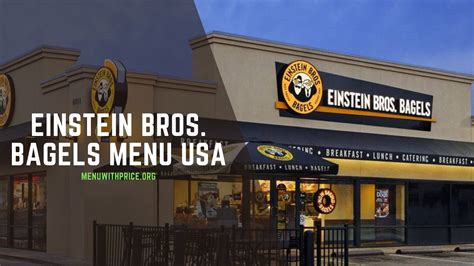 Einstein Bros. Bagels Menu With Prices 2025 USA (UPDATED) - Menu with ...
