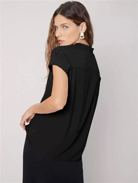 MOTF PREMIUM STRAIGHT BATWING SLEEVE TOP | SHEIN USA