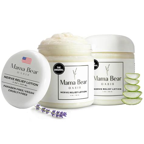 Amazon.com : Mama Bear Oasis Lotion - Neuropathy Nerve Therapy & Relief Cream - Maximum Strength ...