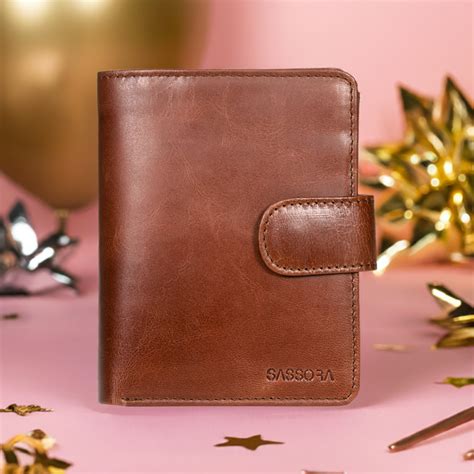 Sassora Men Casual, Formal, Travel Genuine Leather RFID Wallet