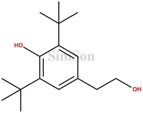 2,6-di-tert-butyl-4-(2-hydroxyethyl)phenol | CAS No- 3673-68-5 | Simson ...