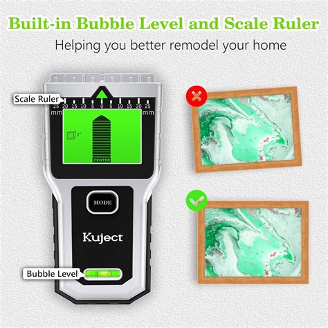 Buy Kuject Stud Finder Wall Scanner - 8 in 1 Electronic Stud Sensor ...