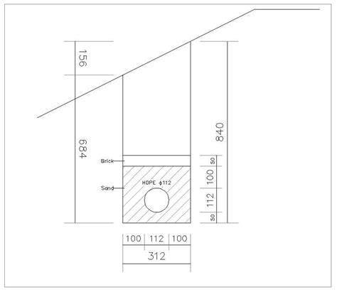 Image result for Pipe Cross Section AutoCAD