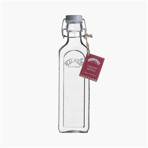Buy KILNER Square Clip-Top Bottle - 600 ml from Kilner at just INR 639.0
