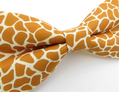 Giraffe Print Bowtie Set - Stranger Ties