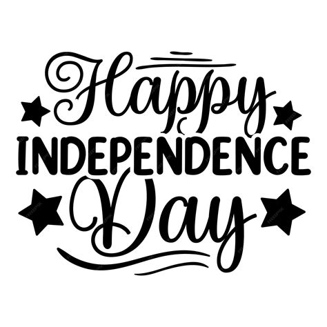 Independence Day Clipart Black And White