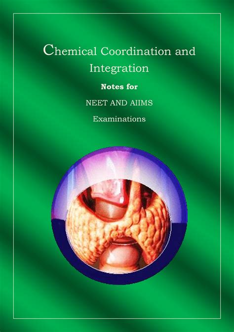 Chemical co-ordination and integration - Chemical Coordination and ...