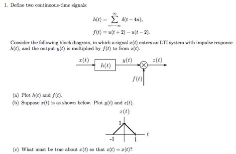 Find Two Different Continuous-Time Signals 的图像结果