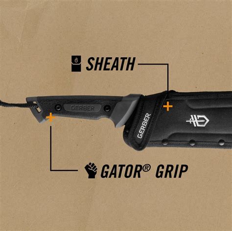 Buy Gerber Gator Machete with Bolo Blade Online India | Ubuy