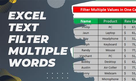 Image result for Interactive Text Box Filter in Excel