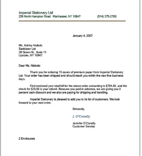 Example of Business Letter Format 的图像结果