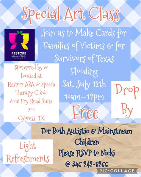 Create Cards for Texas Flooding Victim Families and Survivors , Restore ...