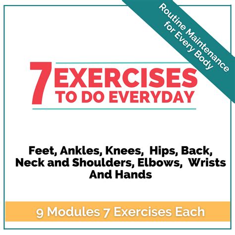 7 Exercises To Do Everyday Course - Fitstreams Club