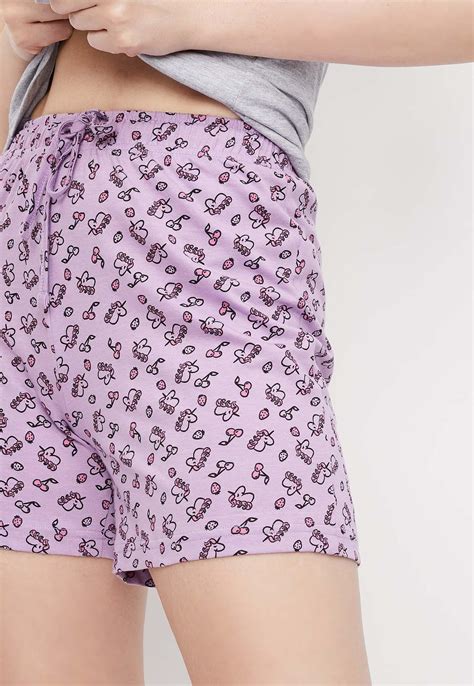 Buy Women Printed Lounge Shorts Online at just Rs. 349.0 ...