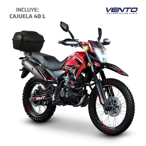 Motocicleta Doble Propósito Vento Crossmax 250 Rojo 2025 VENTO ...