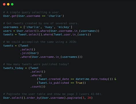 Image result for Python Database ORM