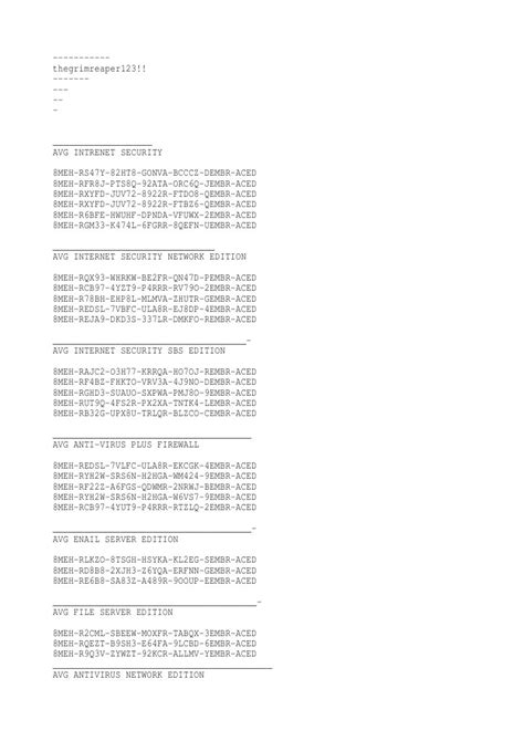 Image result for AVG License Code