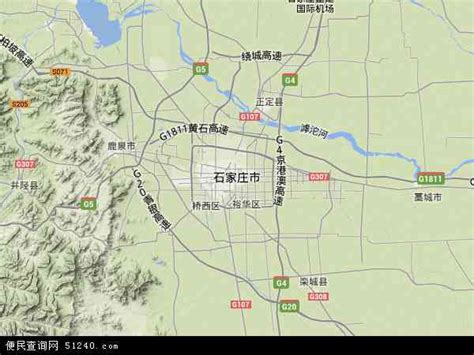 石家庄市高清卫星地图,Bigemap GIS Office