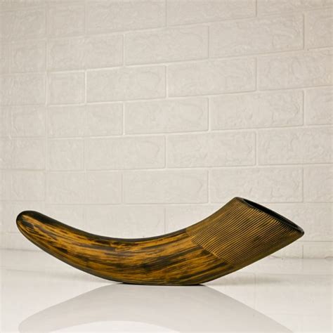 Oriental Flowers - WOOD VASE