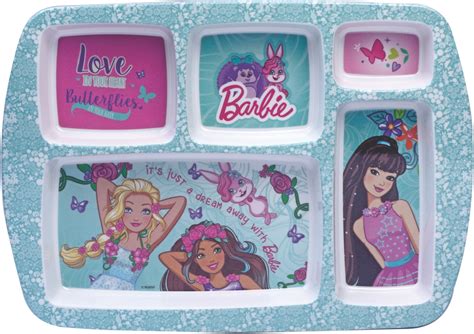 Srithai Superware. T6540-13.5 5 Section Tray 13.5" BARBIE
