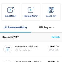 Paytm Payment Bank — upi transfer