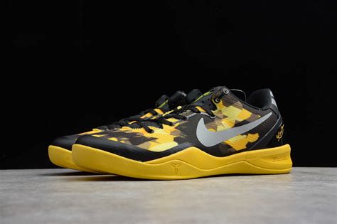 Nike Zoom Kobe 8 VIII Black Yellow Grey Basketball Shoes 555286-077 ...