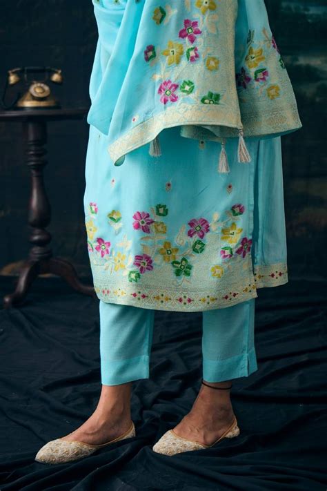Label Khoj Meena Kurti Bottom With Dupatta Collection