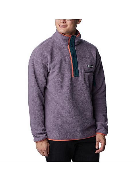 Buy Purple Helvetia Half Snap Fleece for Men Online at Columbia ...