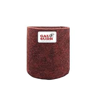 Gau Sudh Premium 500 GSM Maroon 8X8 Aeration Fabric Pots for Vibrant ...