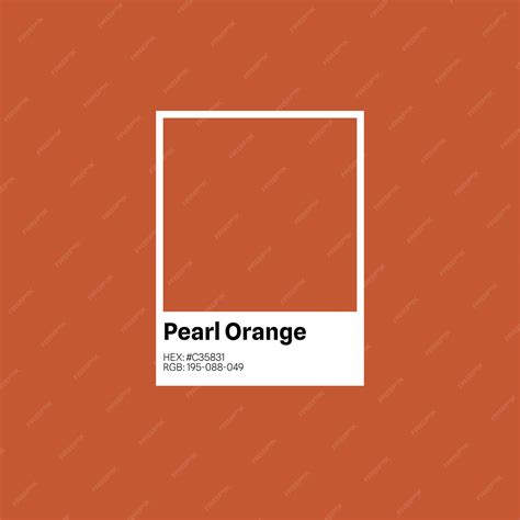 Premium Vector | Example of a HEX RGB color with the color name Pearl ...