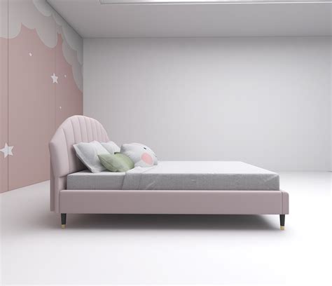 BH Engineered Wood & Fabric Kids Bed - Buildhub