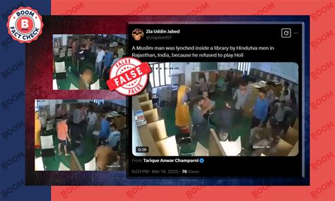 Murder Of Youth For Refusing To Play Holi Peddled With False Communal ...