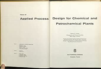 Applied Process Design for Chemical and Petrochemical Plants. Volume ...