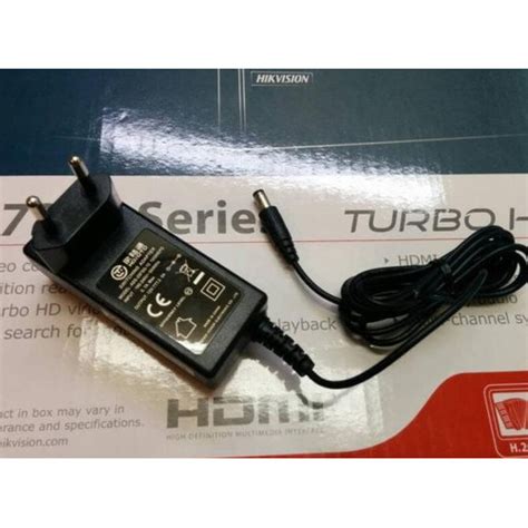 Jual ORIGINAL ADAPTOR CCTV 12V 2A ADAPTOR DVR HIKVISION ORIGINAL 12V 2A ...