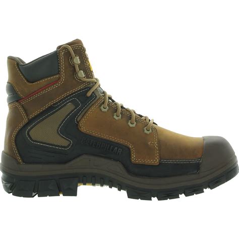 Buy CAT Footwear Mens Chassis WP CT Faux Leather Work & Safety Boot ...