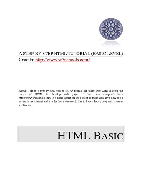 Image result for Step By Step Html Tutorial