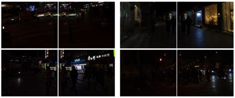 Nighttime Image Stitching Method Based on Image Decomposition Enhancement