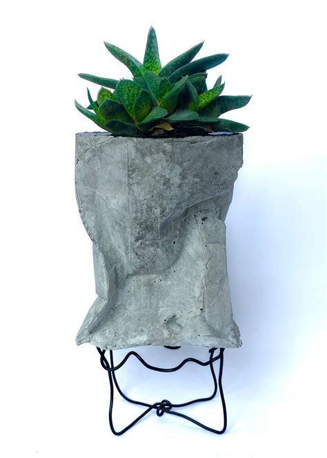 Get Crumpled - "Floating Brick" Planter at ₹ 2620 | LBB Shop
