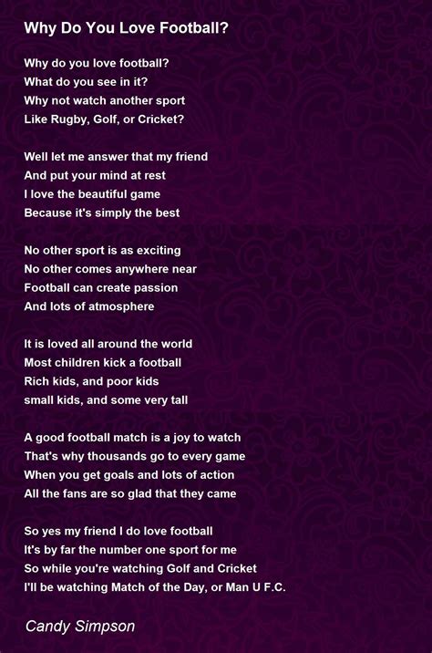 50 Luxury Football Poems for Kids - Poems Love For Him