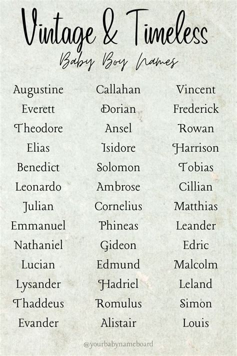 The Perfect Soft Baby Boy Name List for Sweet & Modern Boy Name Ideas ...