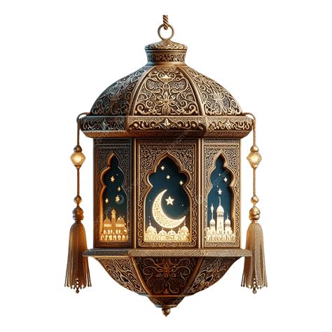 Ramadan Festival Lanterns Isolated On Transparent, Lantern, Ramadan ...