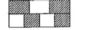 A rectangle is divided horizontally into two equal parts. The upper ...