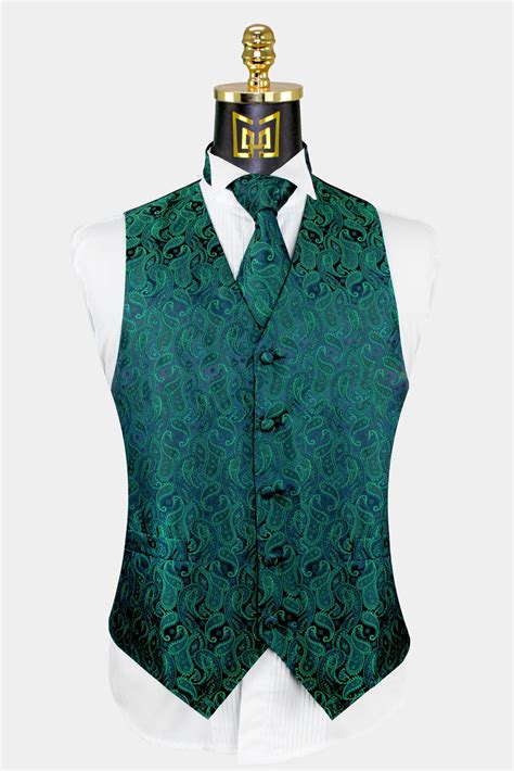Green Suit Vests & Tuxedo Vests | Gentleman's Guru