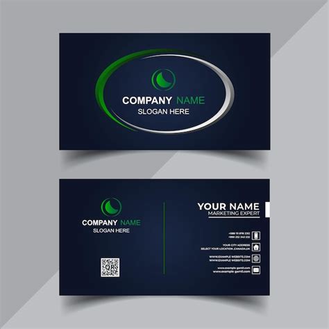 Creative Business Card Design Vector 的图像结果