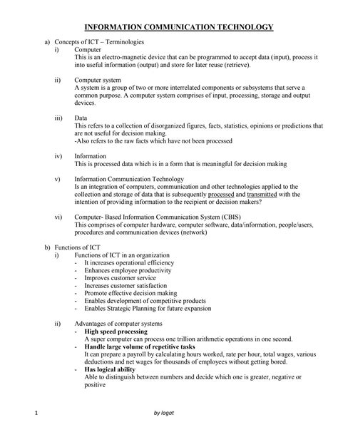 Image result for ICT Module 2 Notes