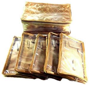 Little one Necklace 5 Slot Pouches Bag Jewellery Vanity Box jewellery ...